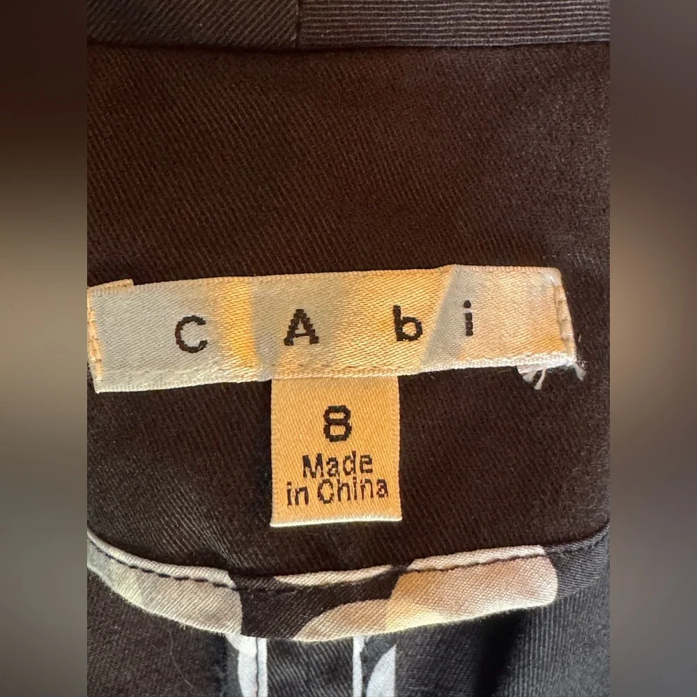 CAbi Black Structured Military-Inspired Blazer Jacket - Picture 6 of 7